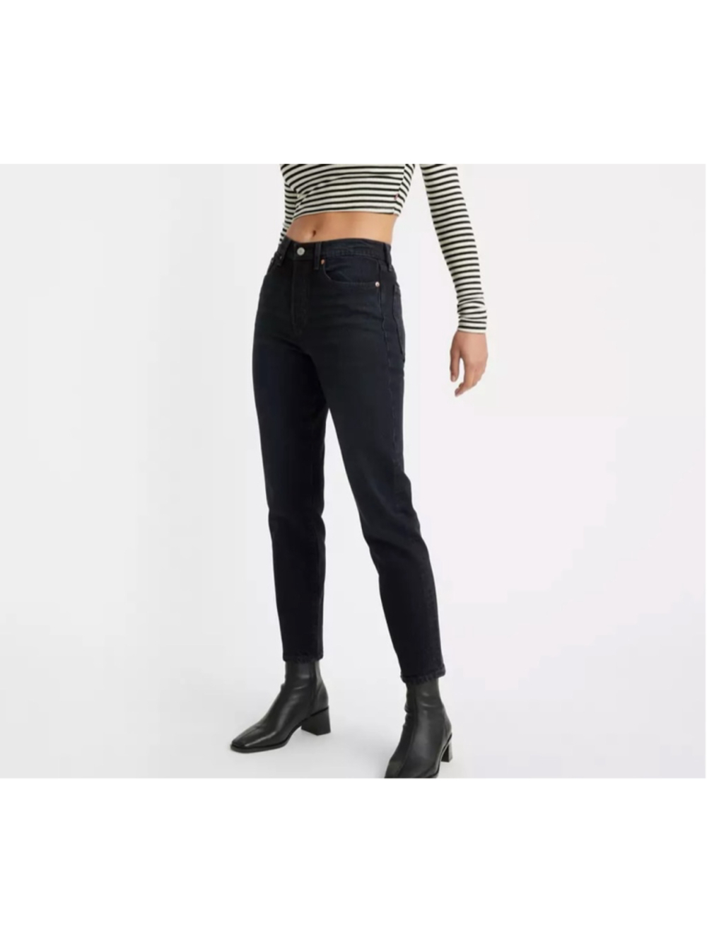 Levi's Wedgie Fit High Rise Jeans Black Size 27, slight stretch